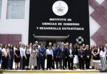 Preside Rectora Lilia Cedillo Tercer Informe de Labores en el ICGDE