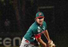 Bauer brinda un recital en el Serdán y mantiene con vida a los Diablos