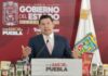Armenta condiciona pavimentación a Chedraui y amenaza con retirar maquinaria de Puebla capital