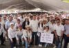 Histórica movilización en Huejotzingo; más de 20 mil personas marcharon por la paz y en respaldo a Roberto Solís