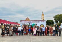 Encabeza Tonantzin Fernández ceremonias cívica y prehispánica conmemorativas de los 507 años de la Matanza de Cholula